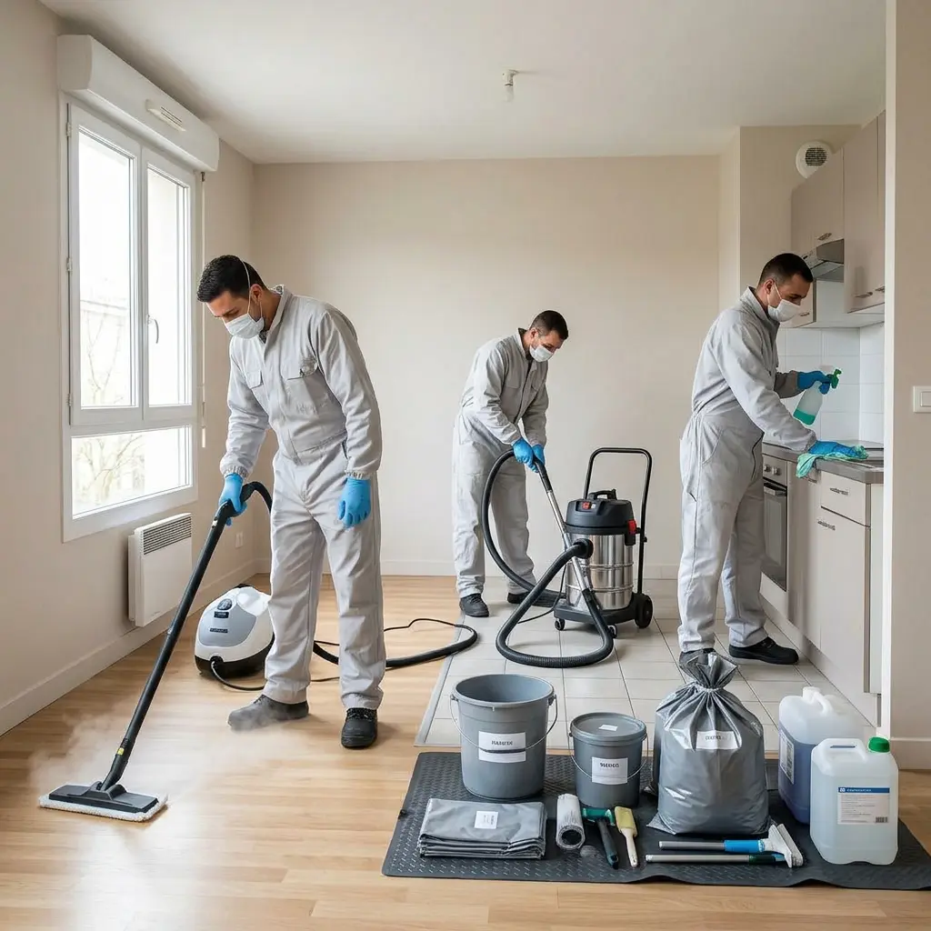 Une technique d'assainissement rigoureuse et professionnelle