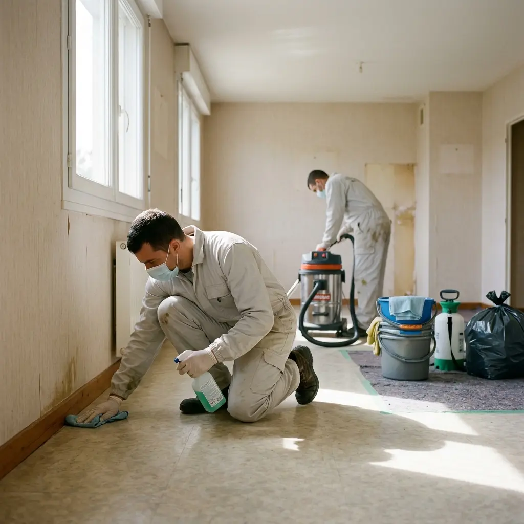 Une action de décontamination rigoureuse