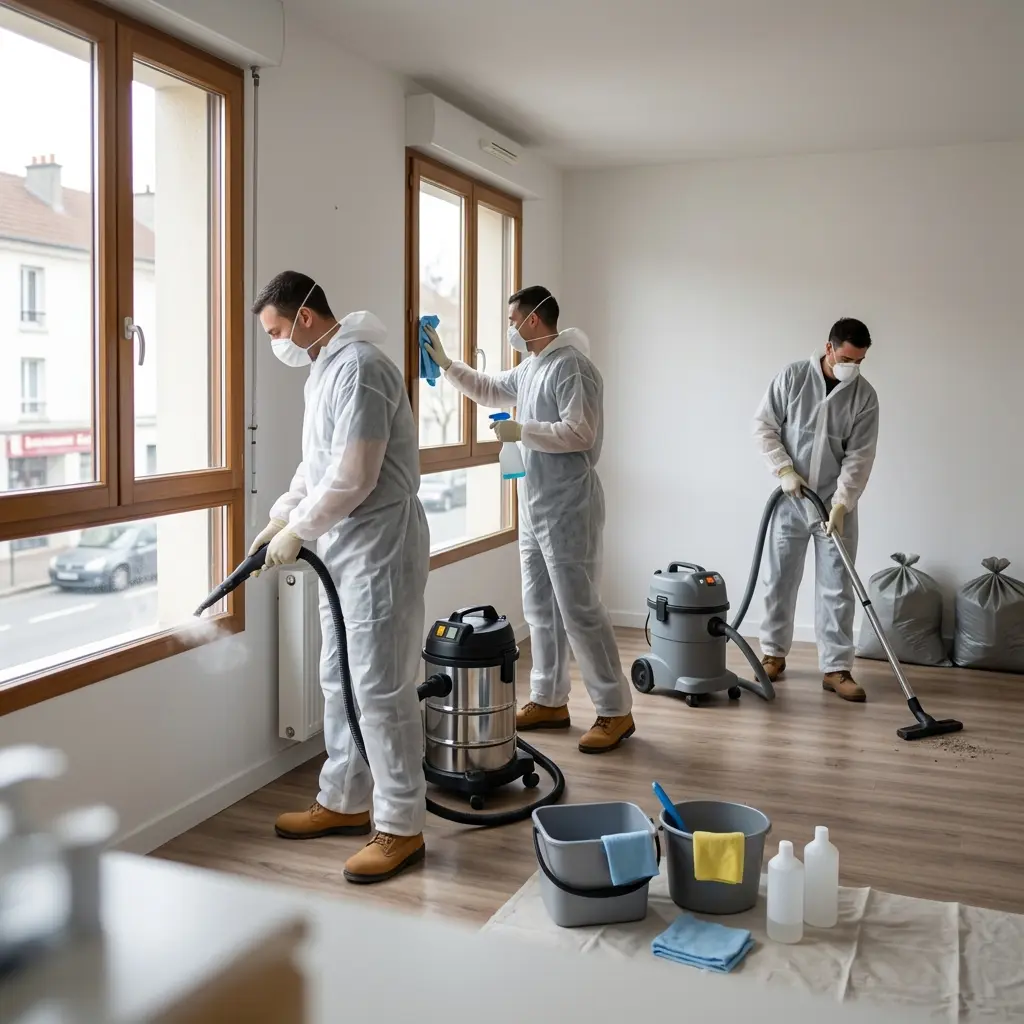 Une technique de décontamination professionnelle et rigoureuse
