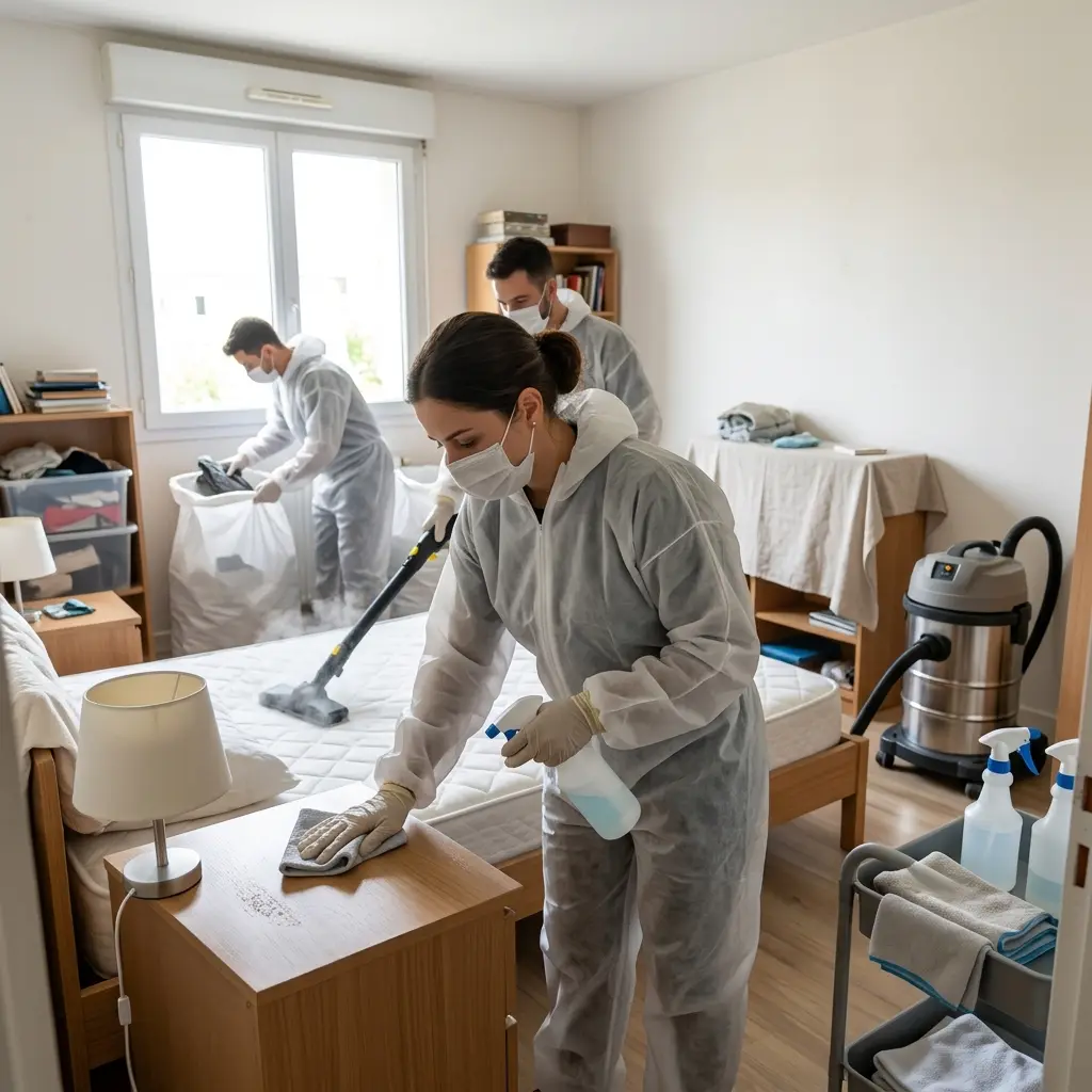 Un protocole de désinfection technique et profond