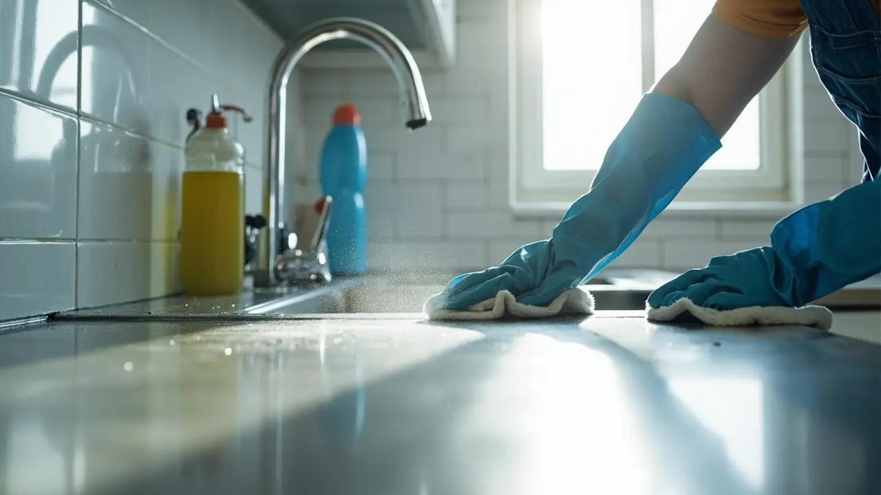Désinfection après sinistre : assainir les zones de cuisine
