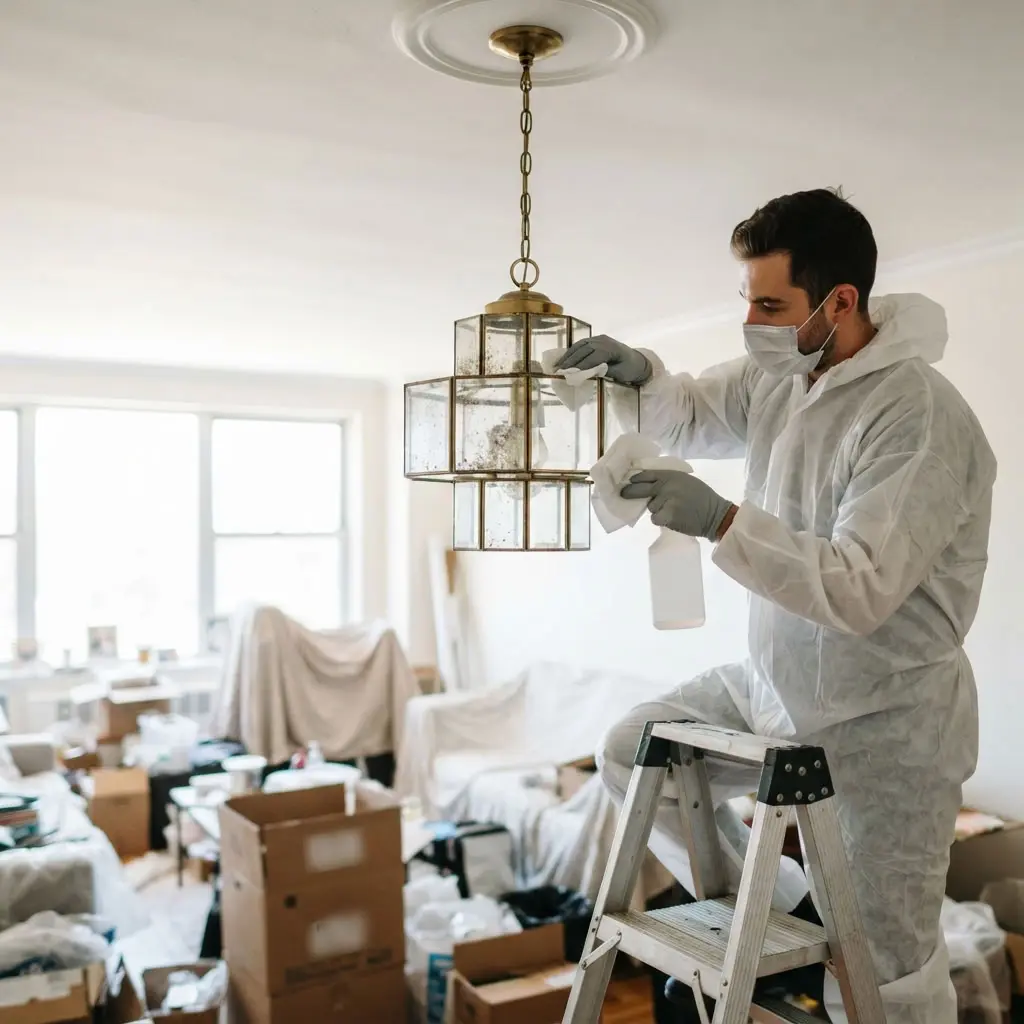 Nettoyage extrême : assainir les luminaires et suspensions