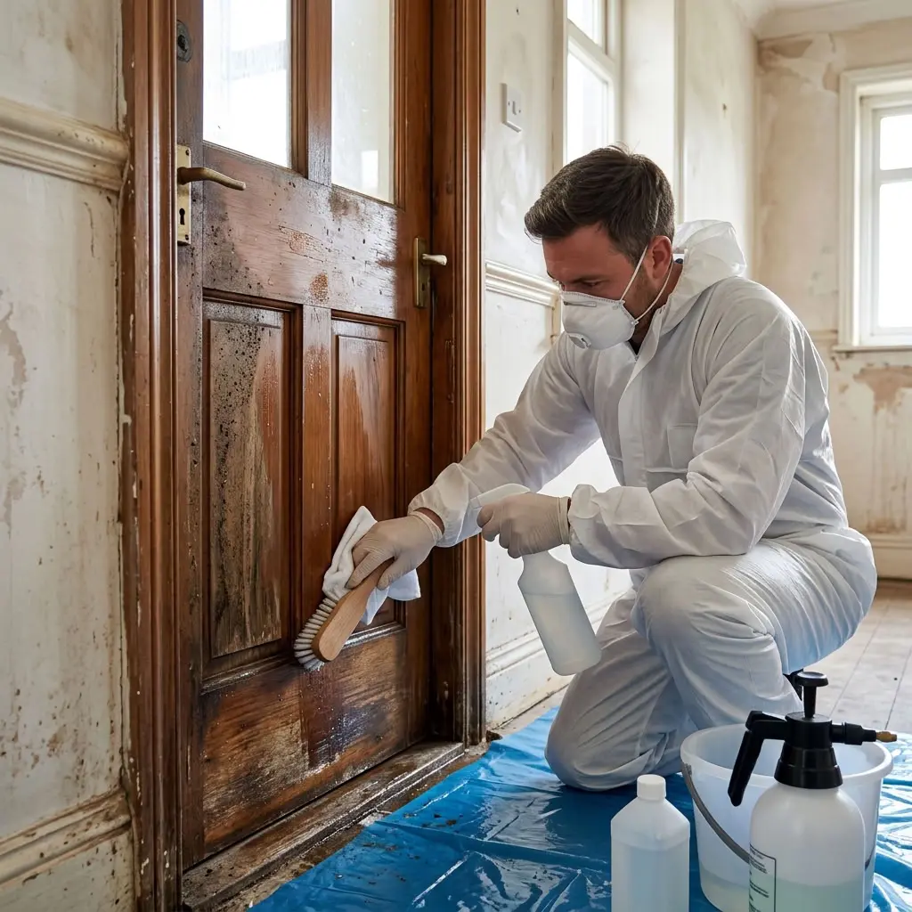 Nettoyage extrême : assainir les boiseries et encadrements de portes