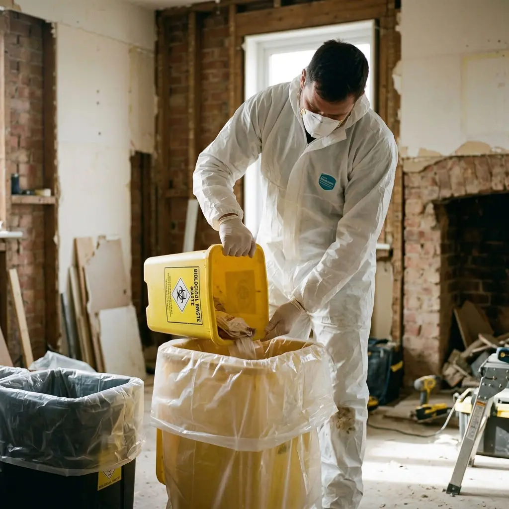 Gestion des déchets biologiques dans un logement insalubre : méthode