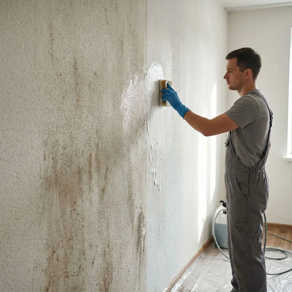 Nettoyage extrême : assainir les murs et peintures poreuses