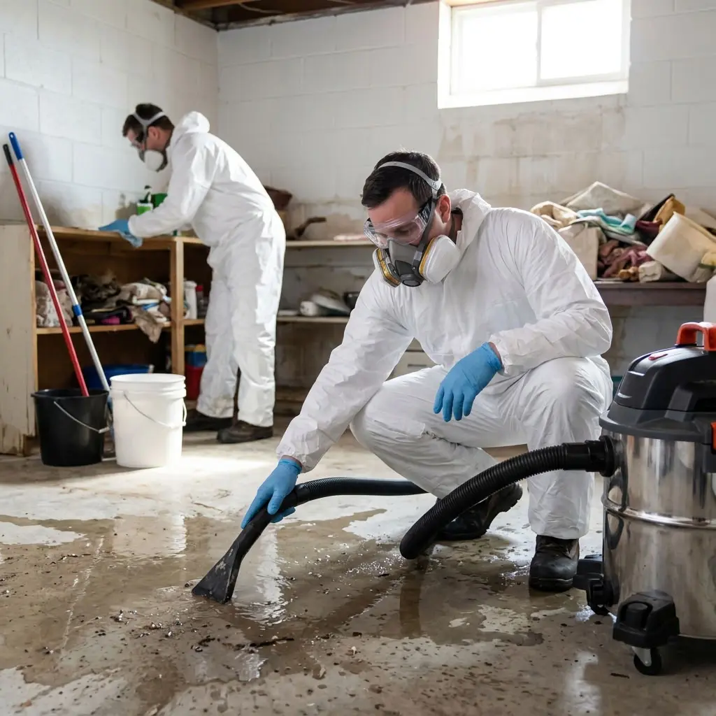 Désinfection après sinistre : la gestion des fluides et liquides