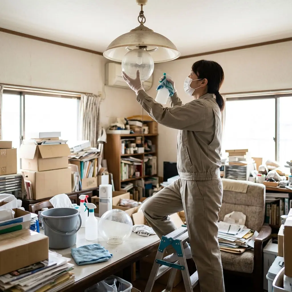 Syndrome de Diogène : assainir les luminaires et globes de lumière