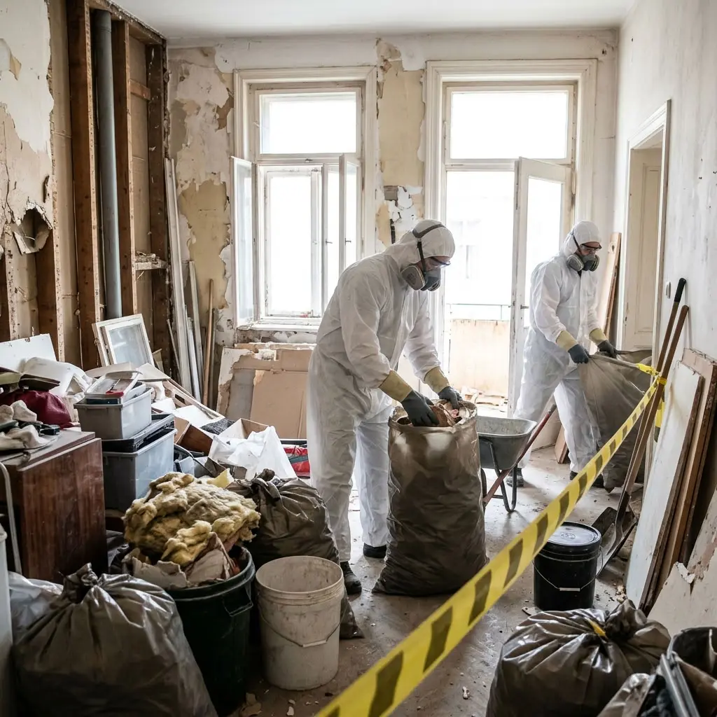 Gestion des déchets dangereux dans les logements insalubres : mesures de sécurité