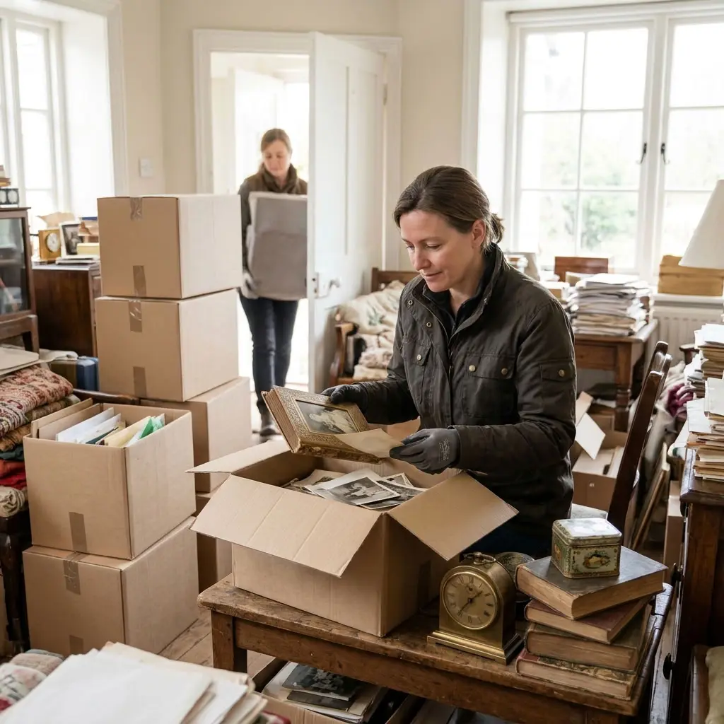 Débarras de logement : trier les souvenirs et objets précieux