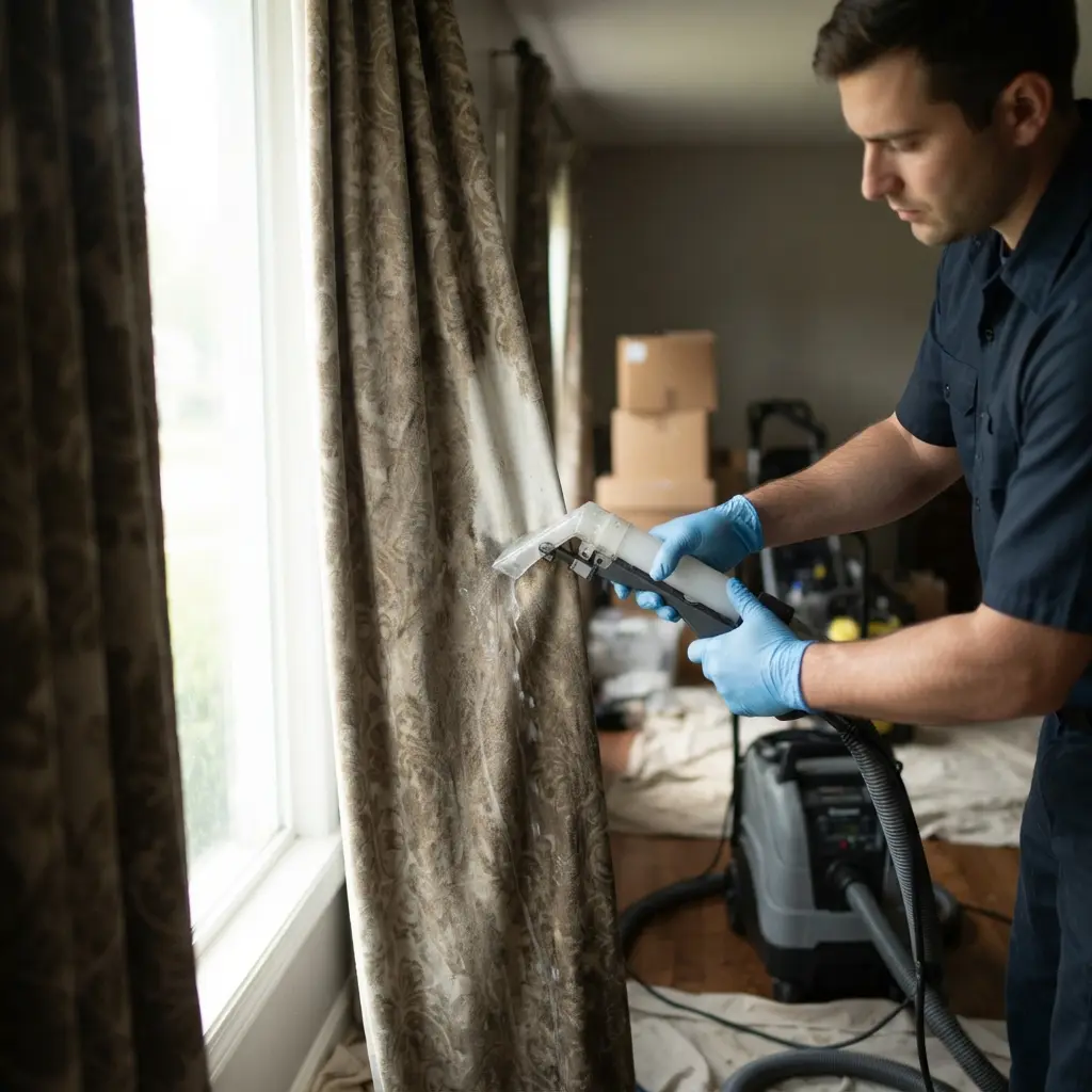 Nettoyage extrême : comment traiter les textiles et rideaux ?
